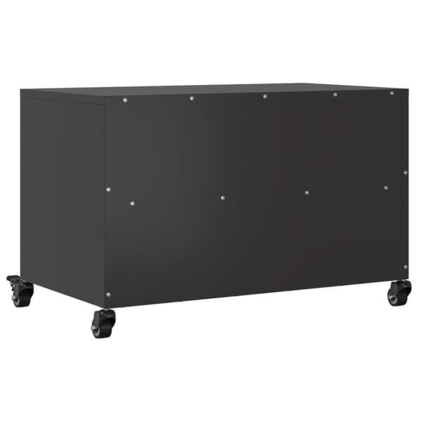vidaXL TV-taso musta 68x39x43,5 cm teräs