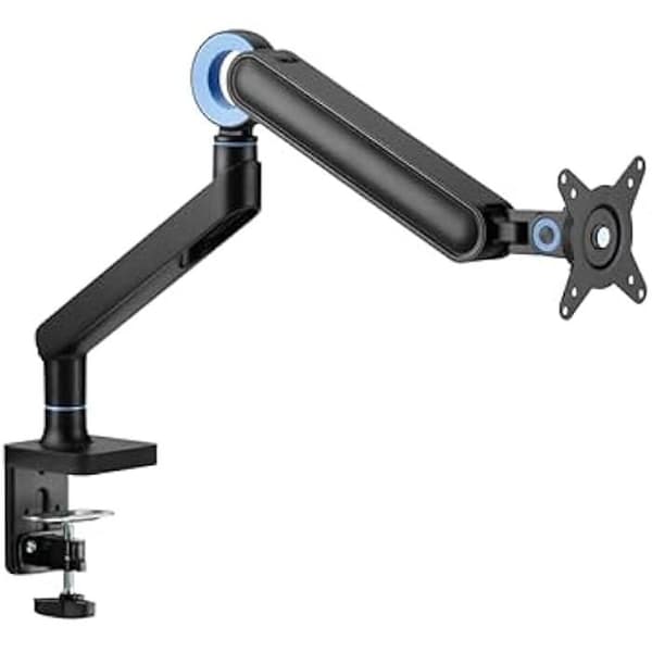 Utrusta 650184 skärmbordsfäste - Svart - Max vikt. 10,5 kg - Justerbar höjd