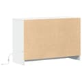 Miniatyrbillede 9 af 11: vidaXL tv-bord med LED-lys 91x34x61 cm konstrueret træ hvid