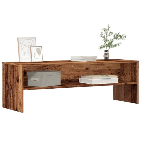vidaXL tv-bord 120x40x40 cm konstrueret træ gammelt trælook