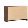 Pikkukuva 9 / 11: vidaXL TV-taso LED-valoilla ruskea tammi 91x34x61 cm tekninen puu
