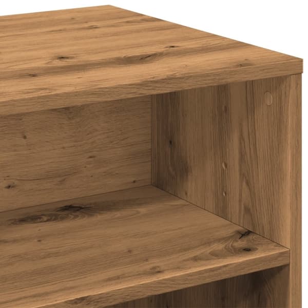 vidaXL TV-benk artisan eik 120x40x40 cm sponplate