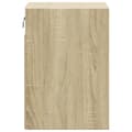 Miniatyrbilde 8 av 11: vidaXL Vegghengt TV-benk med LED sonoma eik 41x31x45 cm