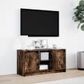 Pikkukuva 5 / 11: vidaXL TV-taso LED-valoilla savutammi 100x34x50 cm tekninen puu