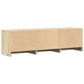 Miniatyrbilde 9 av 11: vidaXL TV-benk med LED sonoma eik 140x34x40 cm konstruert tre