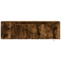 Pikkukuva 7 / 11: vidaXL TV-seinäkaappi LED-valoilla savutammi 135x31x39,5 cm