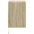 Pikkukuva 8 / 11: vidaXL TV-seinäkaapit LED-valoilla 2 kpl Sonoma-tammi 41x31x45 cm