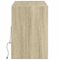 Pikkukuva 8 / 11: vidaXL TV-seinäkaappi LED-valoilla Sonoma-tammi 130x31x45 cm