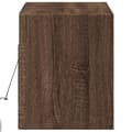 Miniatyrbilde 8 av 11: vidaXL TV Veggskap med LED brun eik 100x31x35 cm