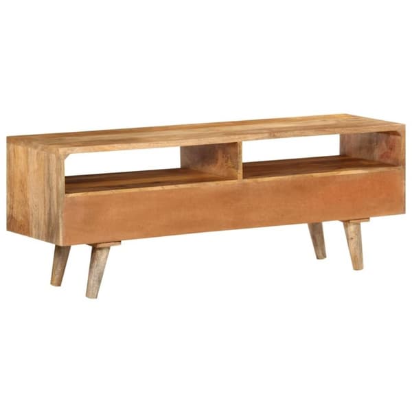 vidaXL tv-bord 110x30x41 cm massivt mangotræ