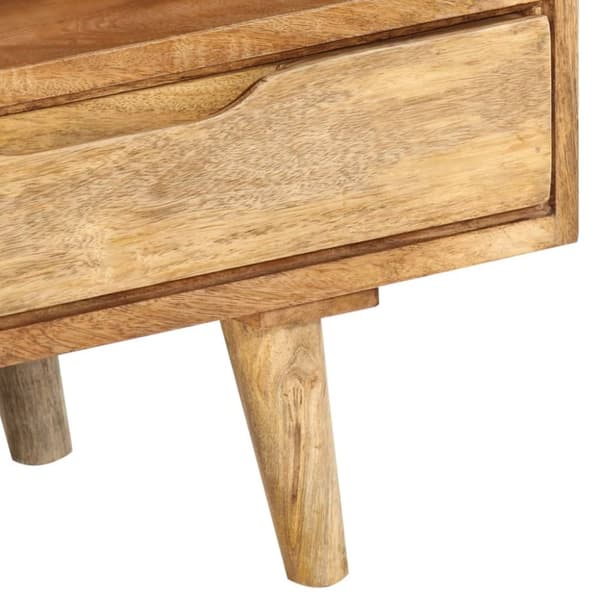 vidaXL TV-benk 110x30x41 cm heltre mango