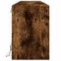 Miniatyrbillede 8 af 11: vidaXL væghængt tv-bord med LED 180x31x45 cm røget egetræsfarve