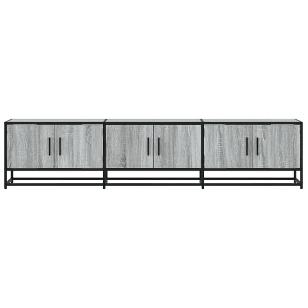 vidaXL TV-benk grå sonoma 180x35x41 cm konstruert tre