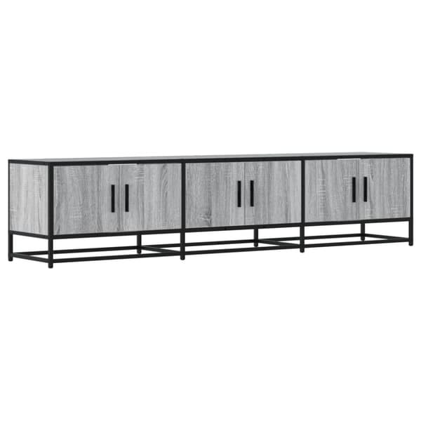 vidaXL Tv-bänk grå sonoma 180x35x41 cm konstruerat trä