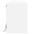 Miniatyrbillede 8 af 11: vidaXL væghængt tv-bord med LED 180x31x45 cm hvid