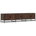 Miniatyrbillede 3 af 11: vidaXL tv-bord 180x35x41 cm konstrueret træ brun egetræsfarve