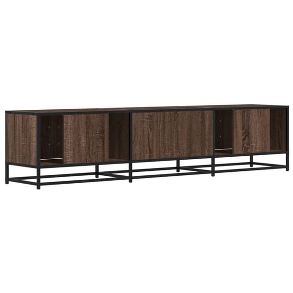 vidaXL tv-bord 180x35x41 cm konstrueret træ brun egetræsfarve