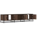 Miniatyrbillede 8 af 11: vidaXL tv-bord 180x35x41 cm konstrueret træ brun egetræsfarve