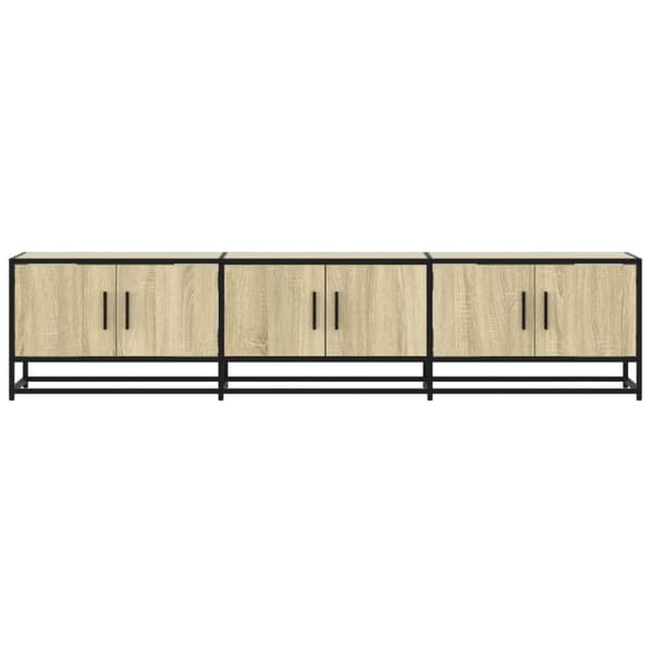 vidaXL tv-bord 180x35x41 cm konstrueret træ sonoma-eg