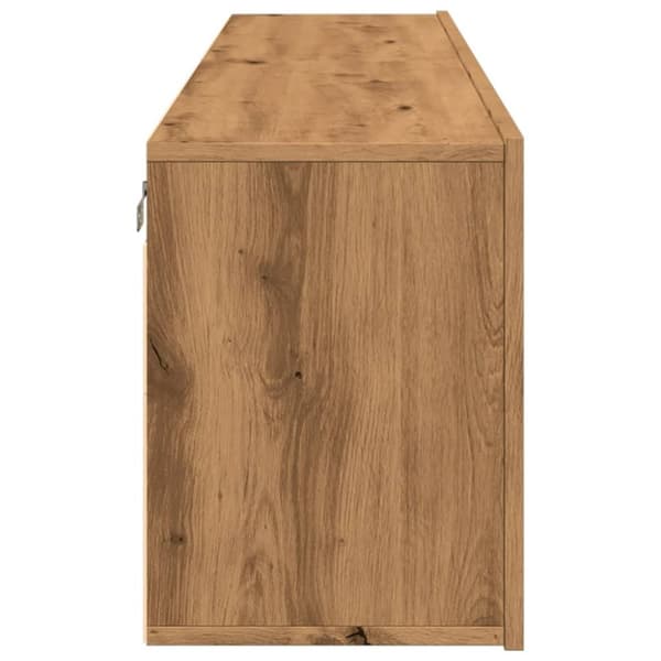 vidaXL væghængte tv-borde 2 stk. 80x30x41 cm egetræslook