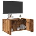 Miniatyrbillede 5 af 11: vidaXL væghængt tv-bord 80x30x41 cm gammelt træ-look