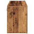 Miniatyrbillede 8 af 11: vidaXL væghængt tv-bord 80x30x41 cm gammelt træ-look
