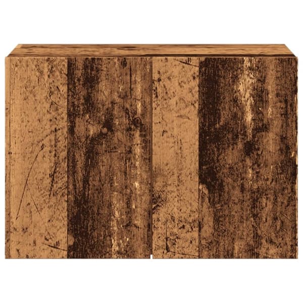vidaXL Vegghengt TV-benk gammelt tre 60x30x41 cm