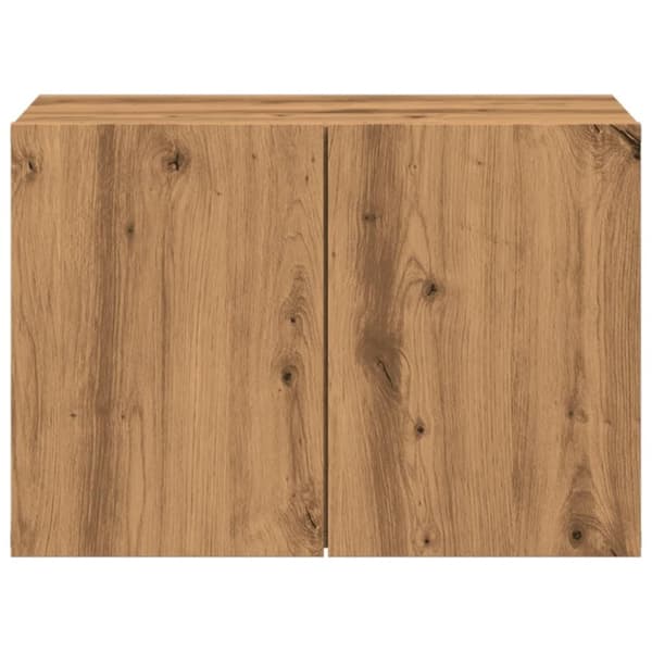 vidaXL Vegghengt TV-benk artisan eik 60x30x41 cm