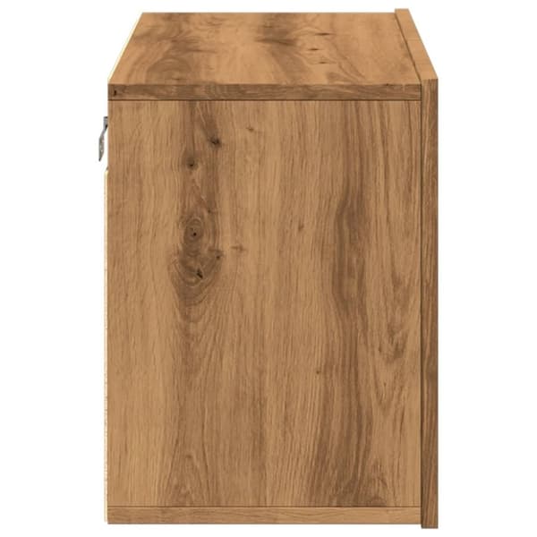 vidaXL Vegghengt TV-benk artisan eik 60x30x41 cm