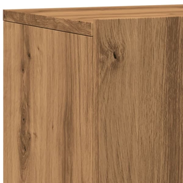 vidaXL Vegghengt TV-benk artisan eik 60x30x41 cm