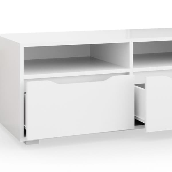 Vicco Ruben TV-skåp, Vit, 100 x 42 cm