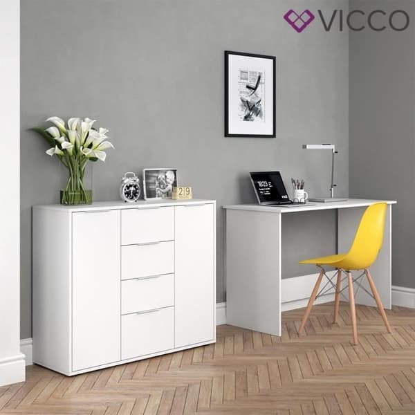 VICCO LEON TV-skåp i vitt