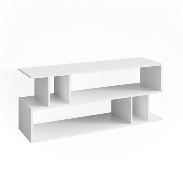 Vicco Karel TV-skåp, Vit, 120 x 51 cm