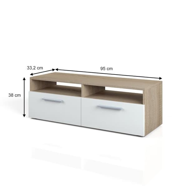 Vicco Diego TV-skåp, Sonoma, 95 x 38 cm