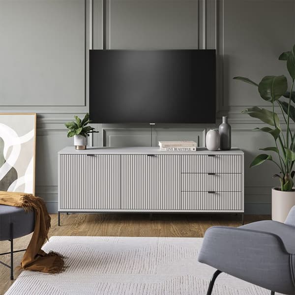 Vicco Eliza TV-skåp, Grå, 150,1 x 60 cm