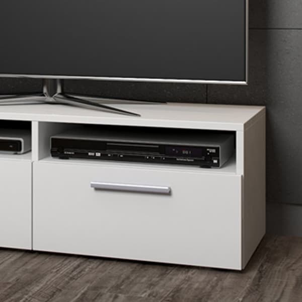 Vicco Diego TV-skåp, Vit Högblank, 95 x 38 cm