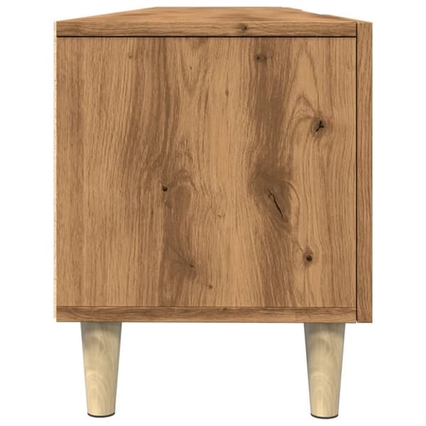 vidaXL TV-benk artisan eik 180x31,5x40 cm konstruert tre