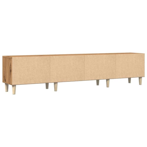vidaXL TV-benk artisan eik 180x31,5x40 cm konstruert tre