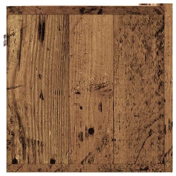 vidaXL Väggmonterad tv-skåp åldrat trä 100x30x30 cm konstruerat trä