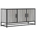 Miniatyrbillede 3 af 11: vidaXL tv-bord 100x35x50 cm konstrueret træ og metal grå sonoma-eg