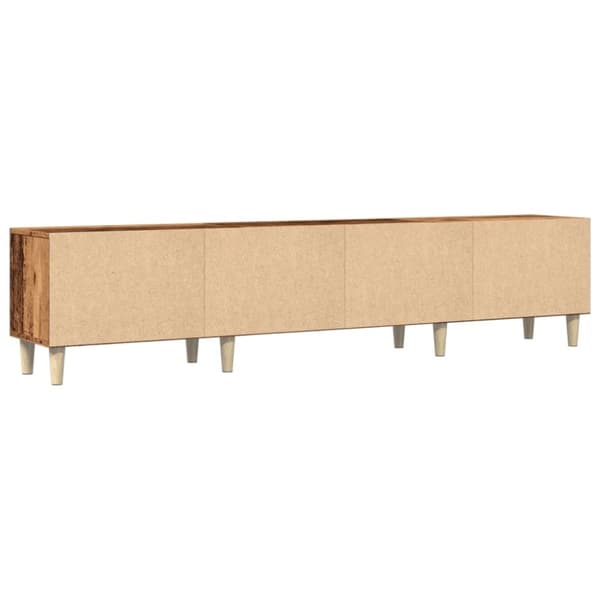 vidaXL TV-benk gammelt tre 180x31,5x40 cm konstruert tre
