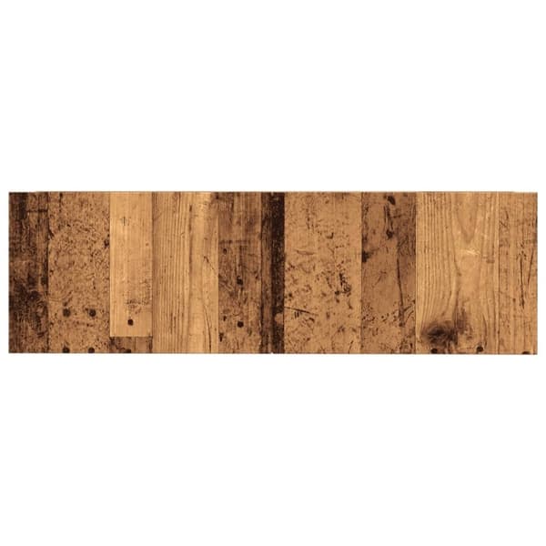 vidaXL TV-kaapit seinäkiinnitettävä 2 kpl vanha puu 100x30x30 cm