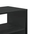 Pikkukuva 8 / 11: vidaXL TV-taso musta 100x31x39,5 cm tekninen puu ja metalli