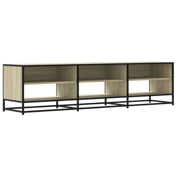 vidaXL TV-benk sonoma eik 180x40x46 cm konstruert tre