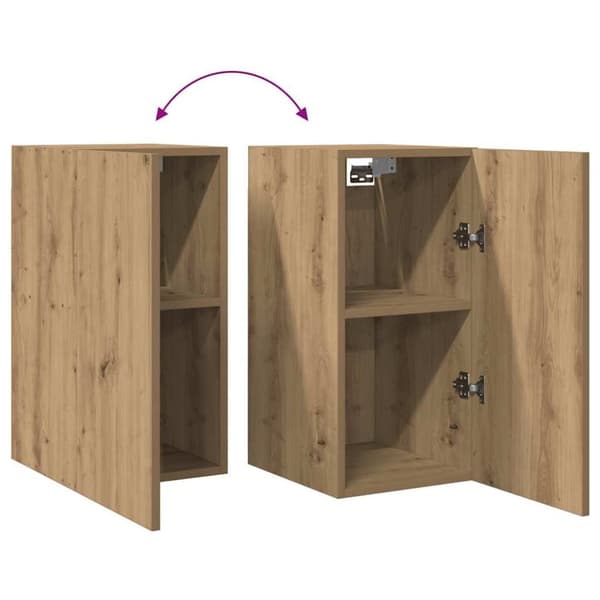 vidaXL TV-kaappi Artisan Oak 30,5x30x60 cm tekninen puu