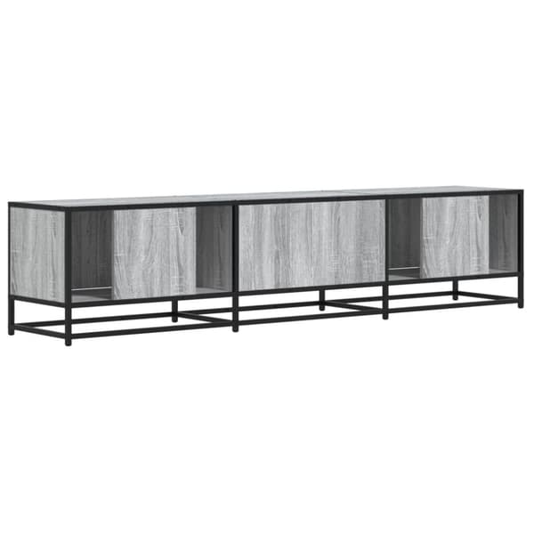 vidaXL tv-bord 180x35x41 cm konstrueret træ grå sonoma-eg