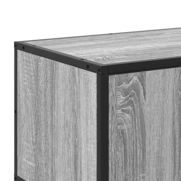 vidaXL tv-bord 180x35x41 cm konstrueret træ grå sonoma-eg