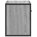 Miniatyrbilde 6 av 11: vidaXL TV-benk grå sonoma 60x31x39,5 cm konstruert tre og metall