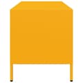 Pikkukuva 7 / 11: vidaXL TV-taso sinapinkeltainen 101,5x39x43,5 cm kylmävalssattu teräs