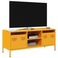 Pikkukuva 2 / 11: vidaXL TV-taso sinapinkeltainen 101,5x39x43,5 cm kylmävalssattu teräs
